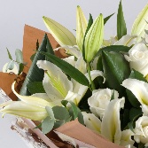 Luxury roses and lilies